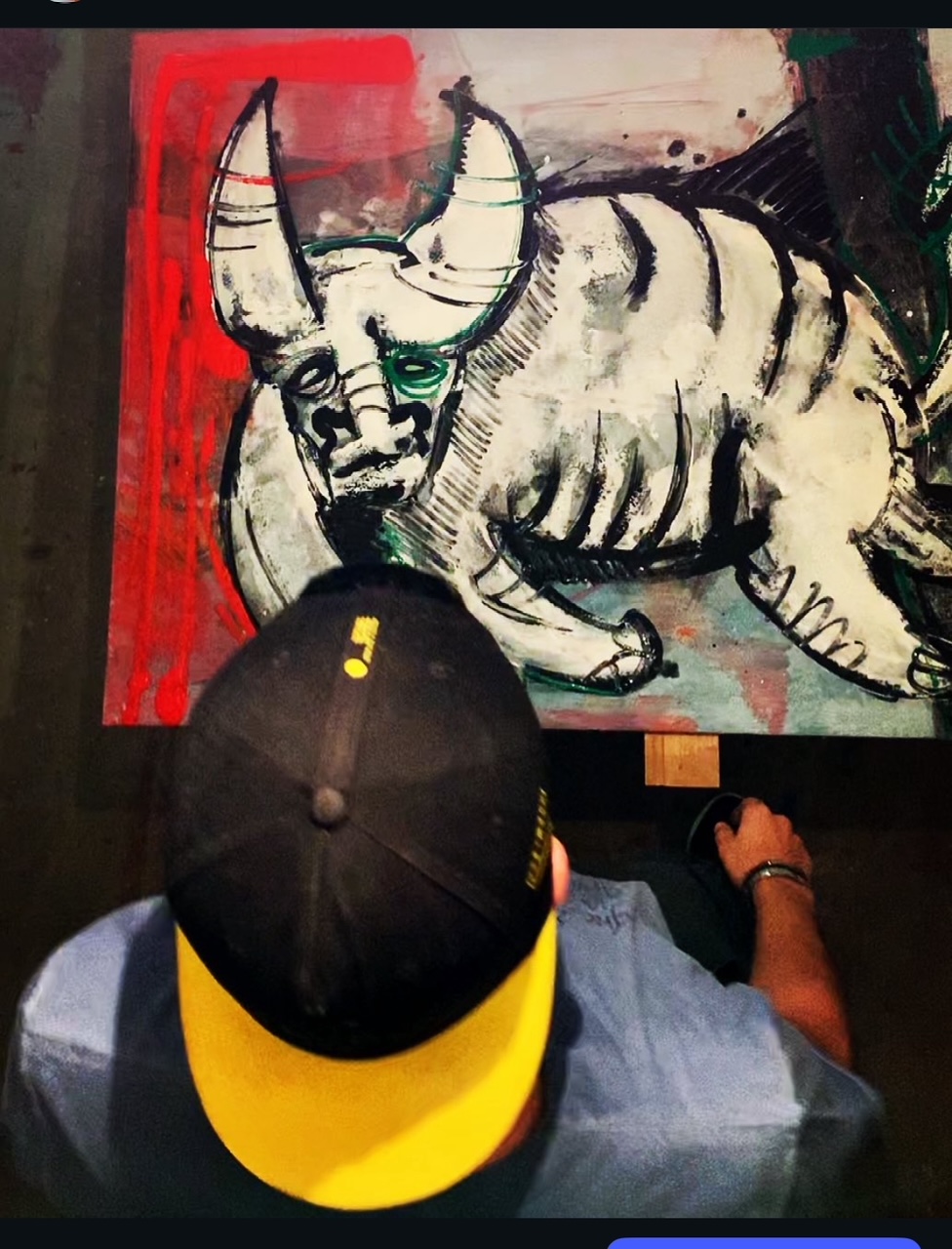 Josef Baaddi al lavoro